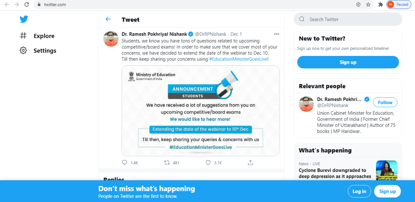 JEE Main and NEET 2021