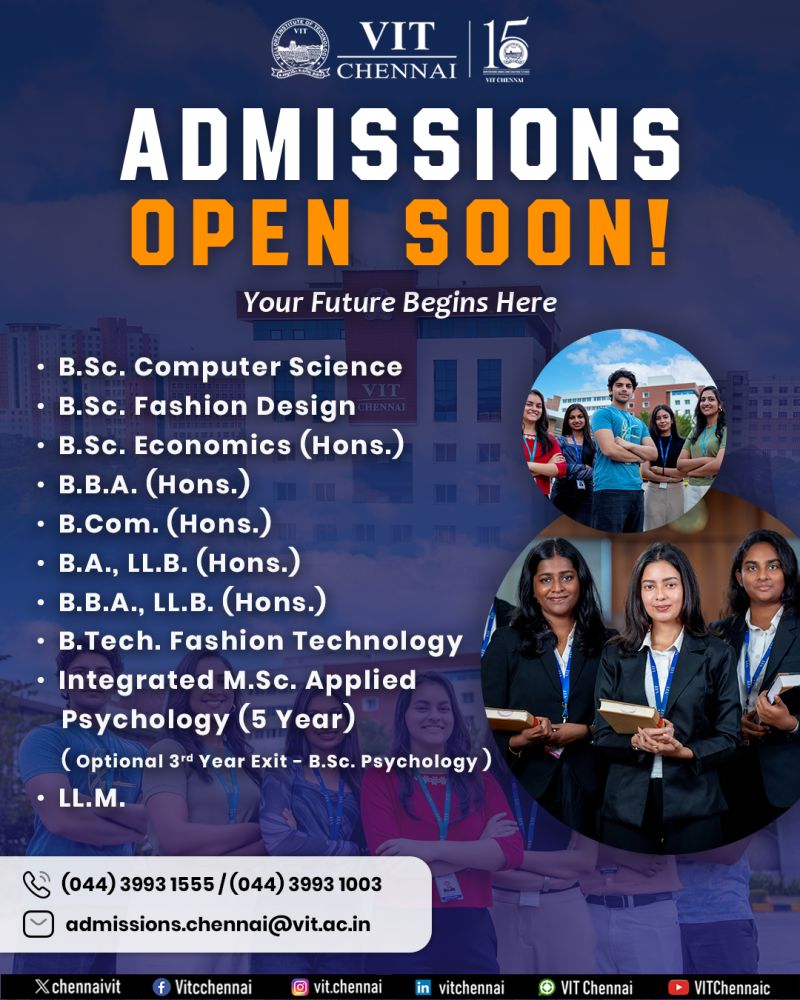 Vit Admissions 2025